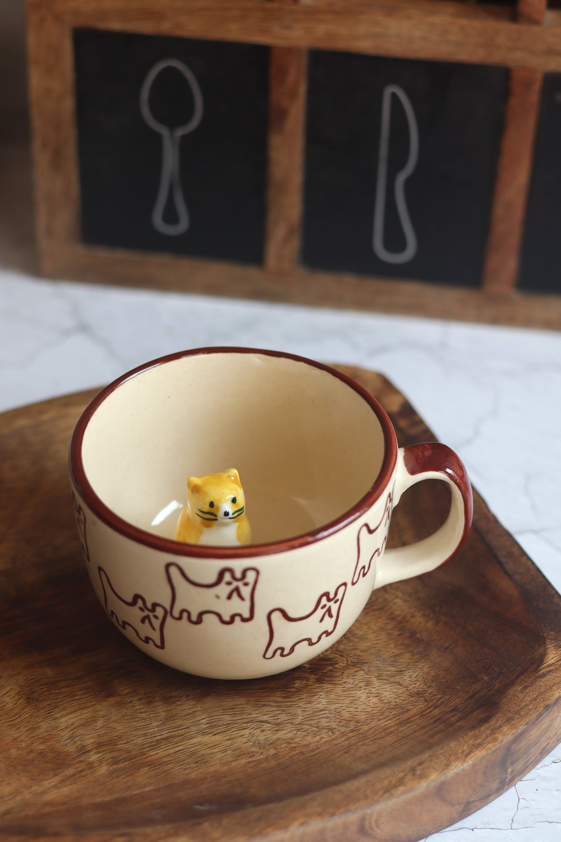 The OG Cat mug made by ceramic