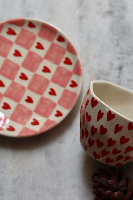 handmade mug & Dessert plate