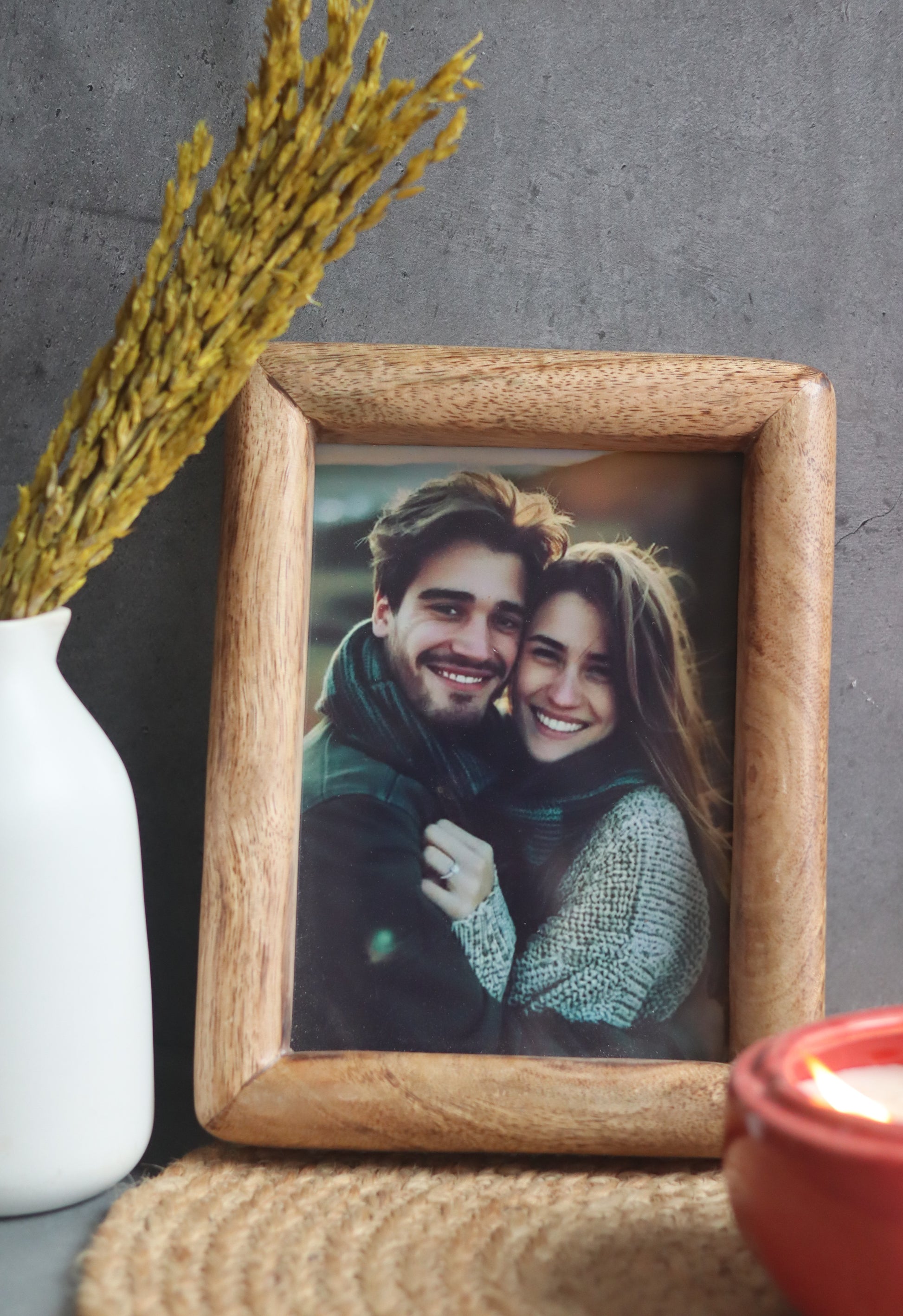 Rounded Wooden Frame