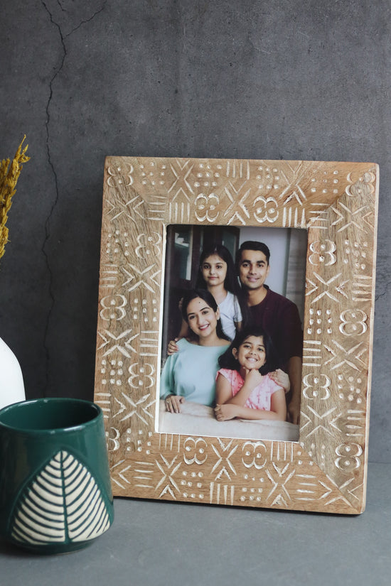 Aesthetic Carved Wooden Frame