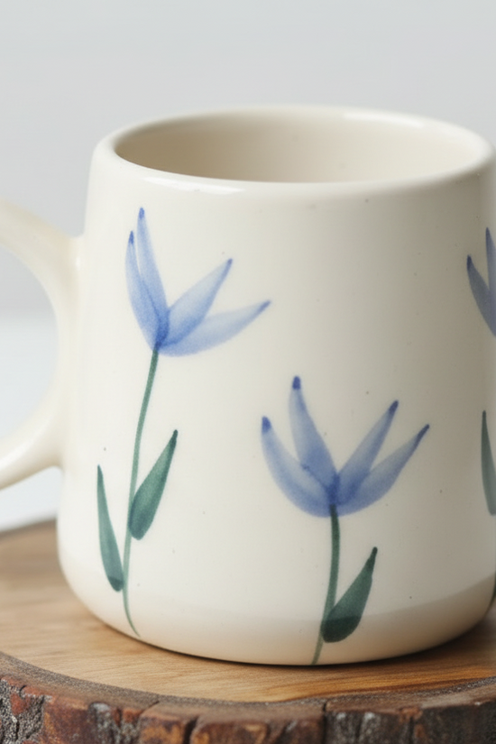 Blue Blooms Coffee Mug
