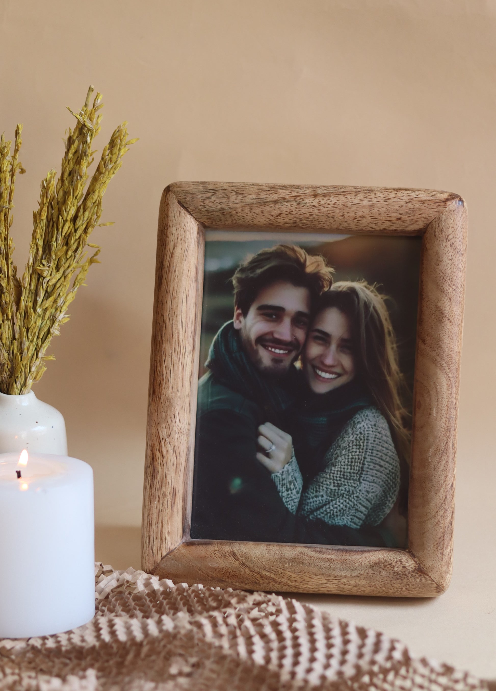 Rounded Wooden Frame