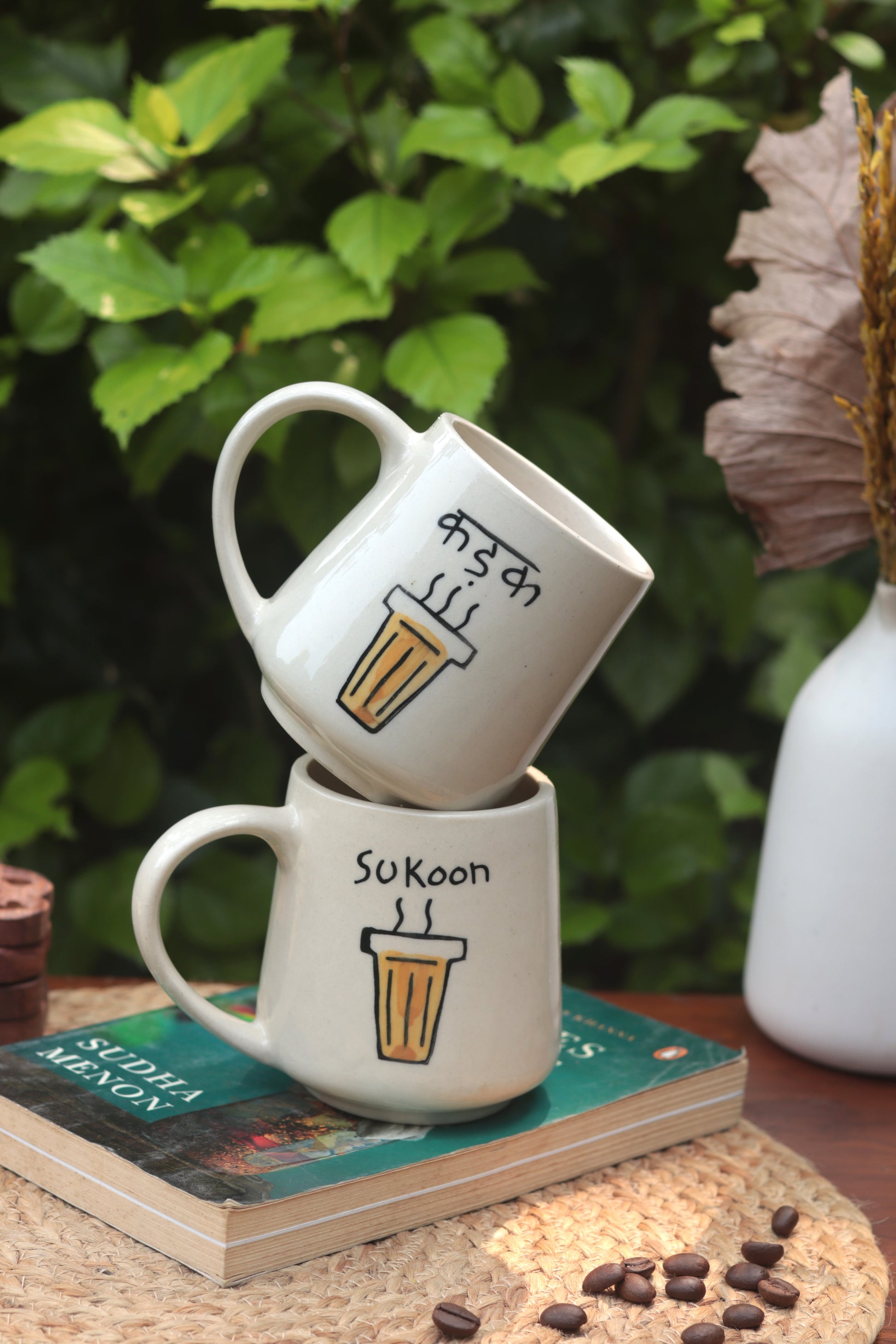 Set of 2 - Kadak & Sukoon Mug - The Chai Lover Edit