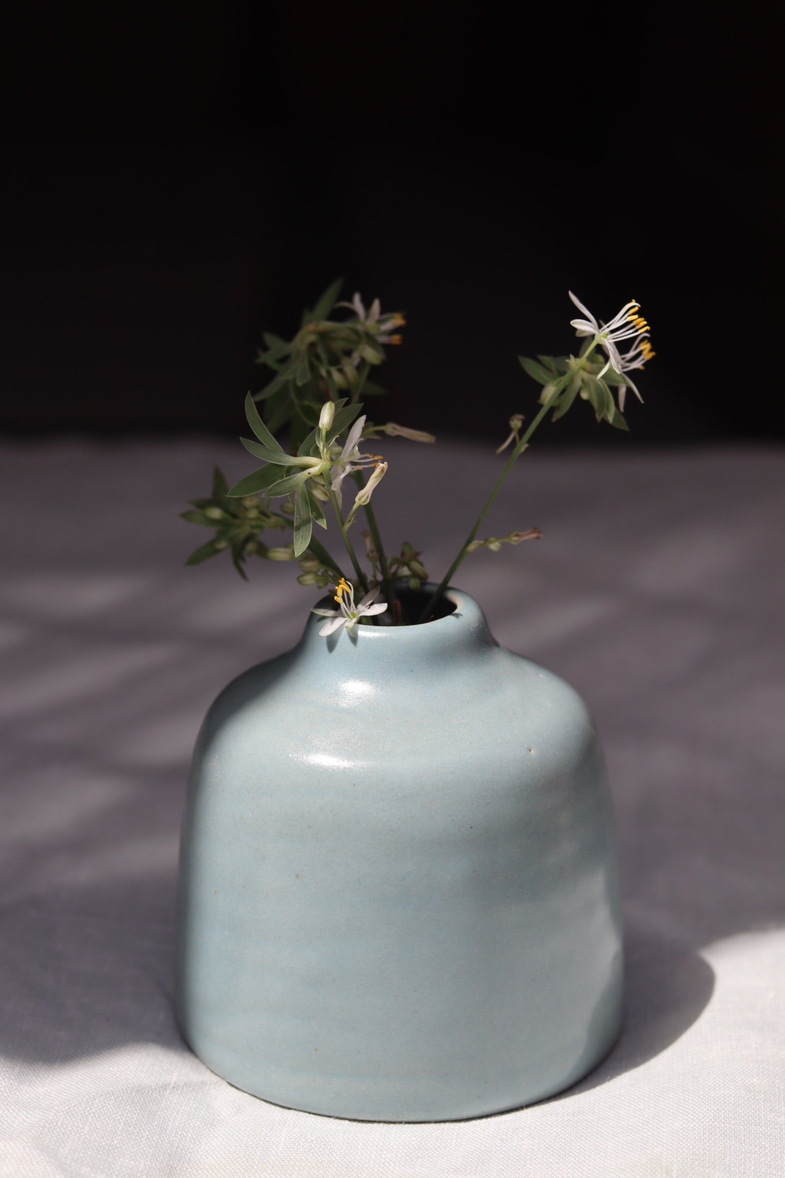 bud vase, grey bud vase