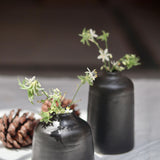 black bud vase - set of two, combo
