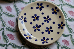 A floral dinner plate 