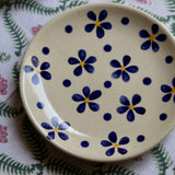A floral dinner plate 