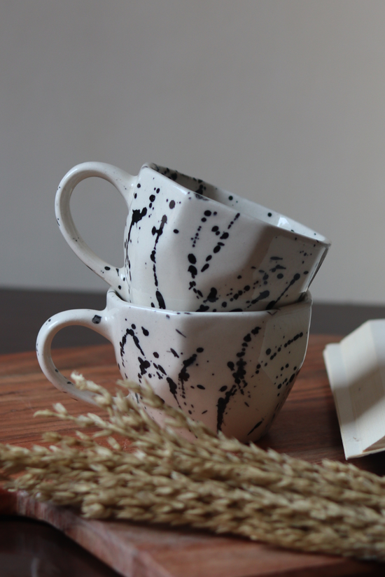 Handmade ceramic coffee mugs 