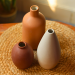 earhty embrace vases made by ceramic 