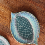 Handmade ceramic fish platter