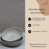 Handmade ceramic curry bowl specifications
