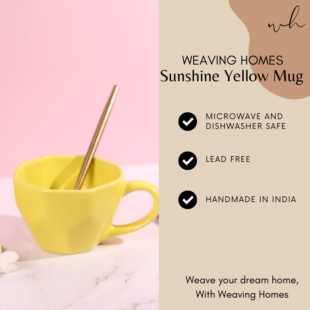 Sunshine yellow mug specification