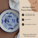 Handmade ceramic pasta plate signification