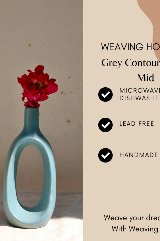 Grey contour flower pot significations