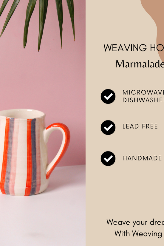 Handmade ceramic milk jug specifications