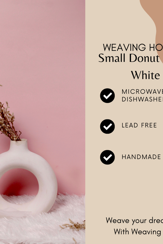 Ceramic donut vase specification