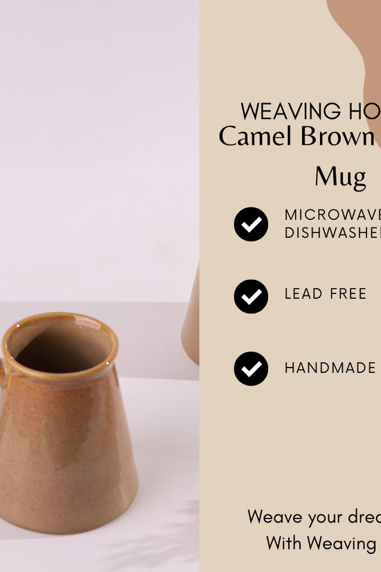 Camel brown coffee mug specifications