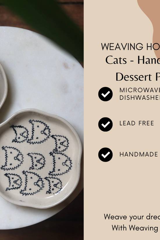 Cats dessert plates significations