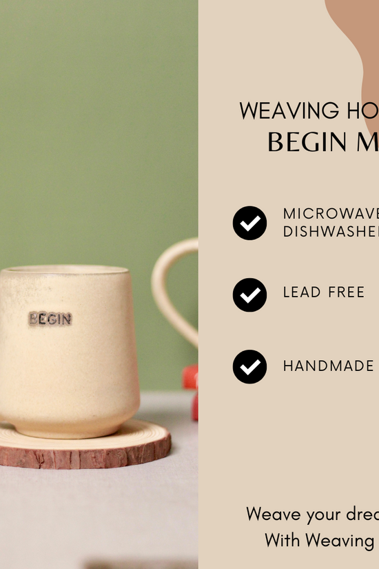 Begin coffee mug specifications