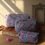 cosmetics & toiletry bags combo