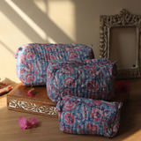 cosmetics & toiletry bags combo