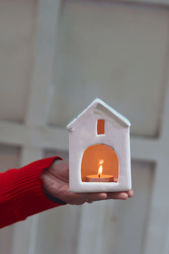 House Tea Light Holder