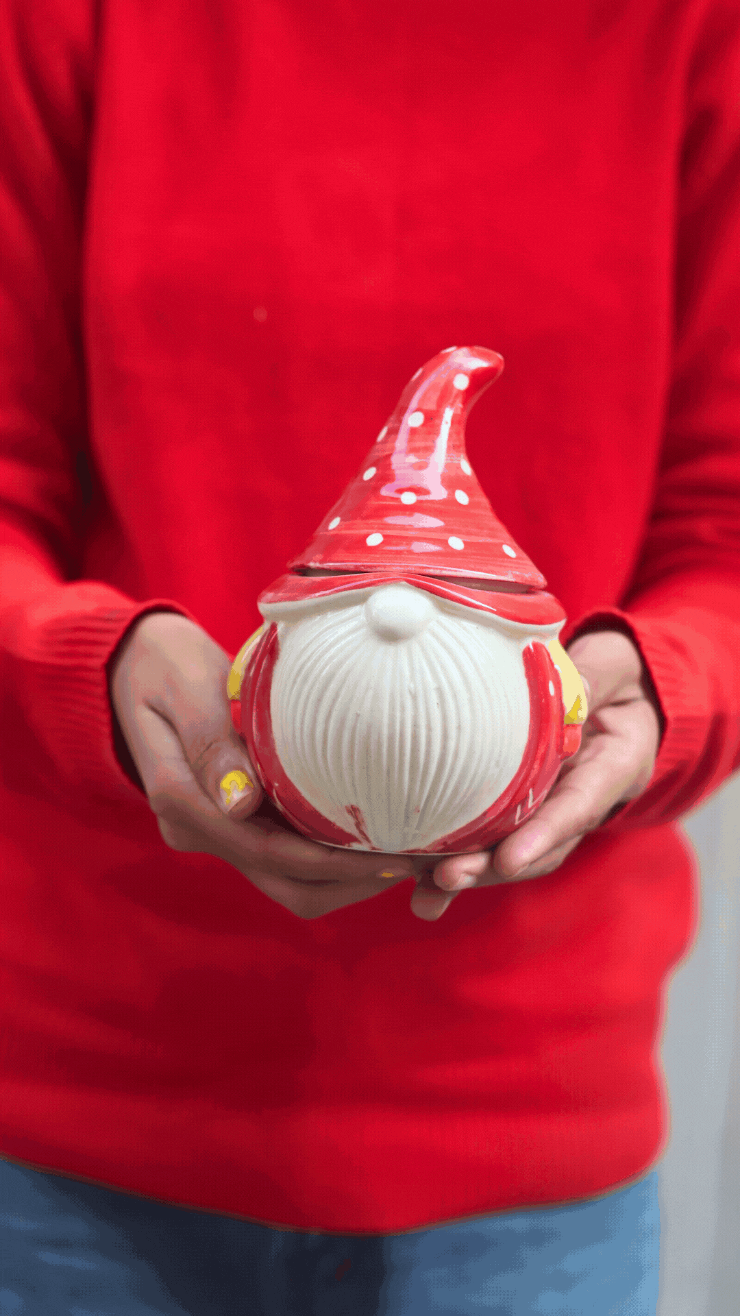 The cutest Santa Jar