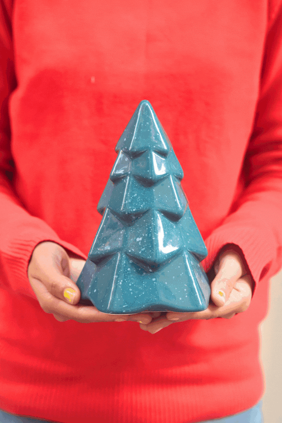 Green Conical Christmas Tree