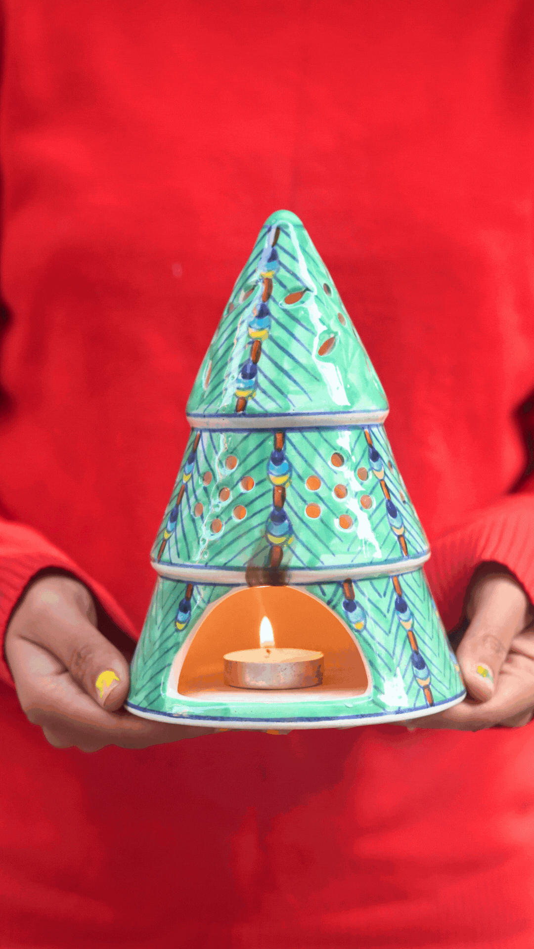 Christmas Tree Tea Light Diffuser