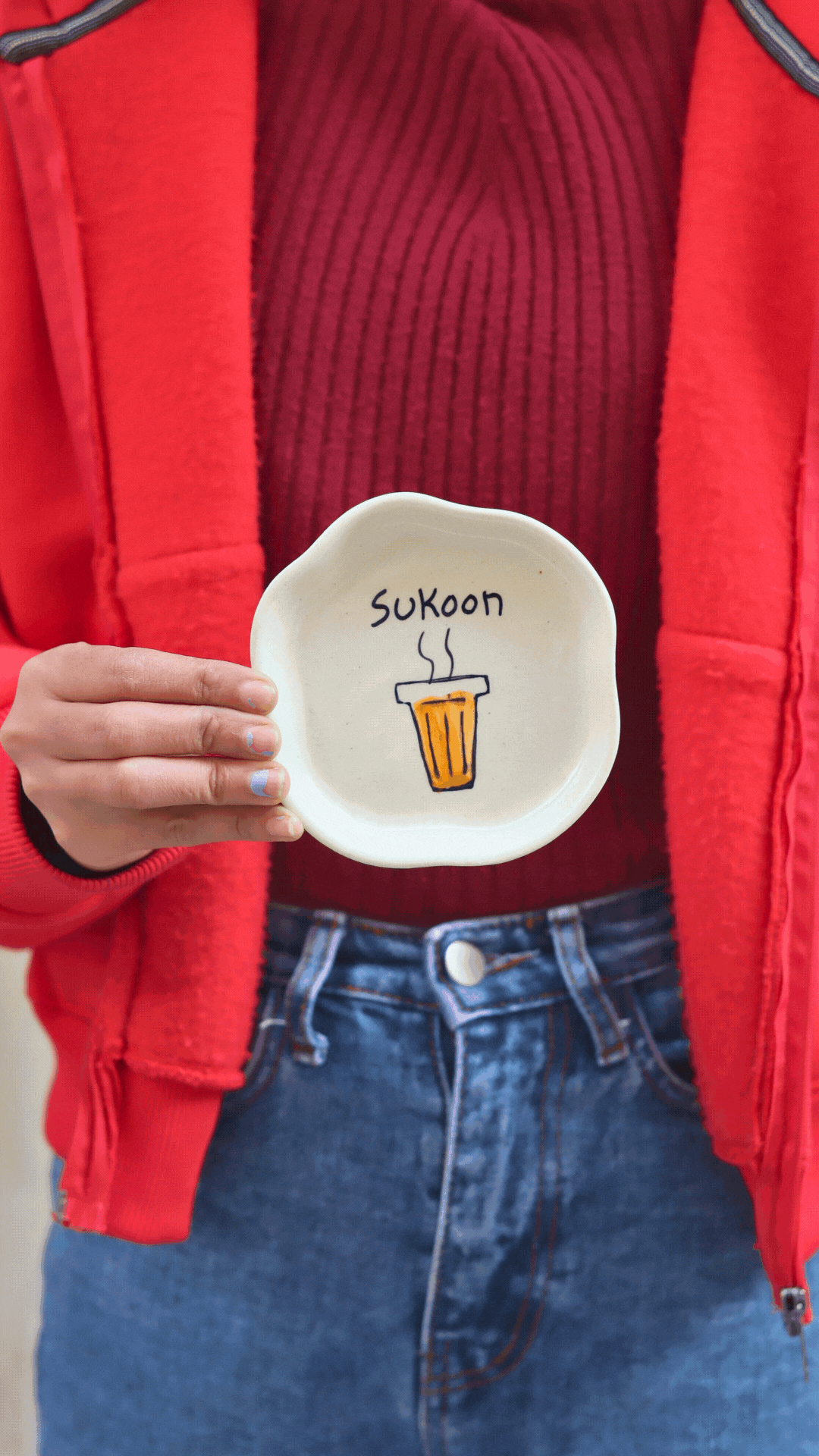 Sukoon - Handmade Dessert Plate