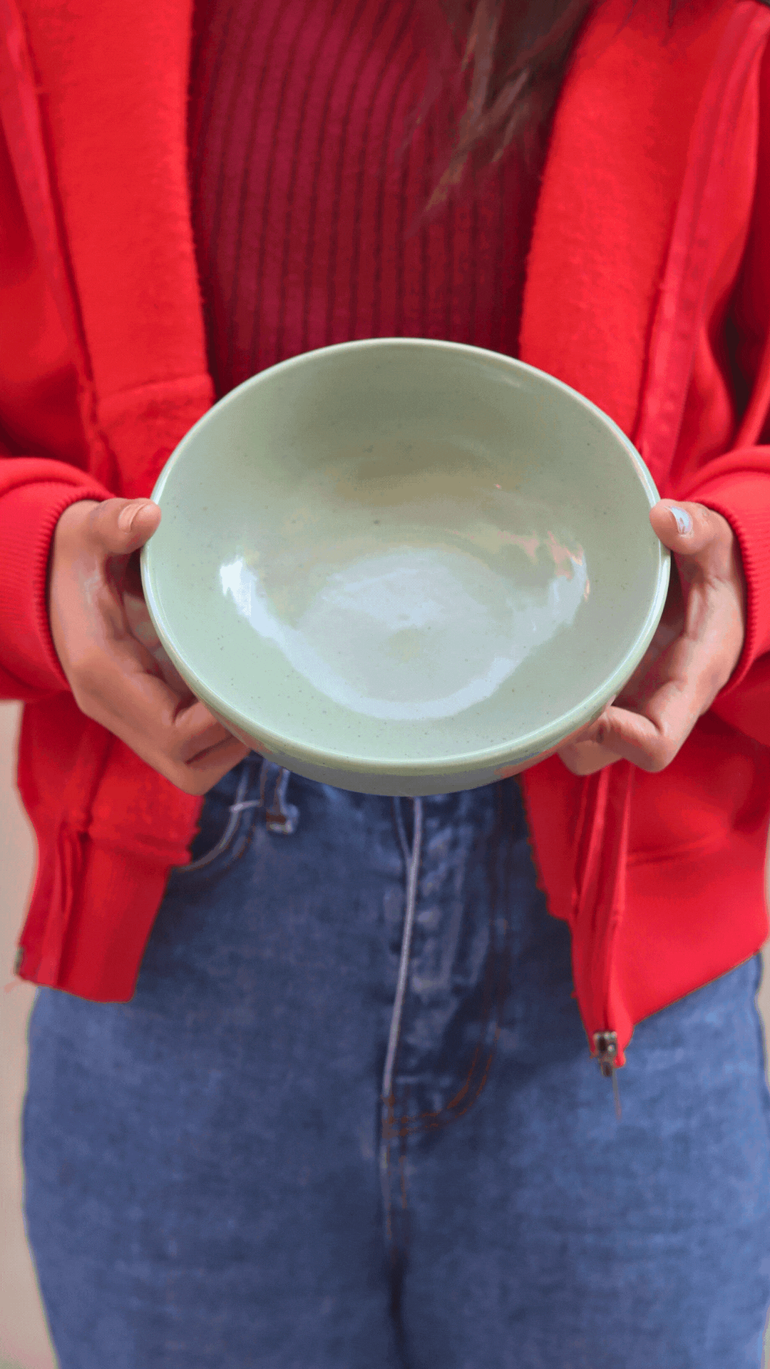 Sage Green Curry Bowl - (Set of 4 - GET 2 FREE)