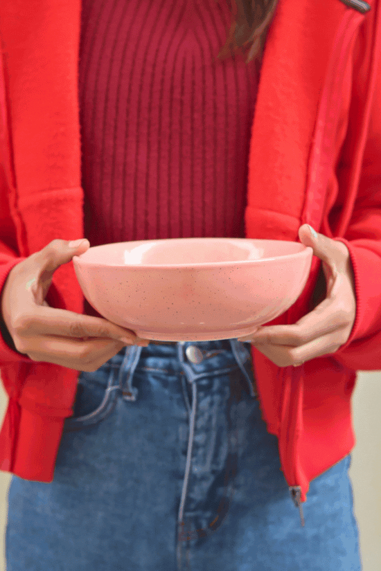 Rosy Pink Curry Bowl - (Set of 4 - GET 2 FREE)