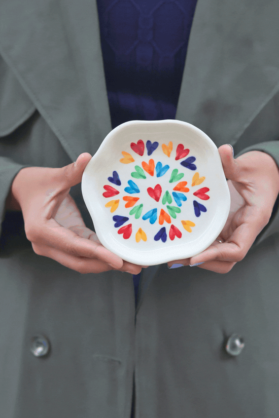 #LOVEISLOVE handmade Dessert Plate