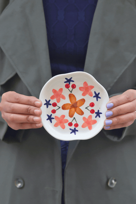 Bloom Handmade Dessert Plate