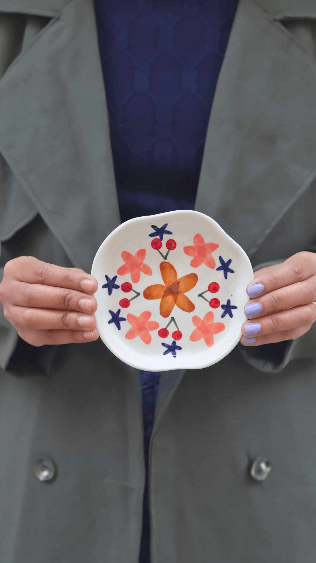 Bloom Handmade Dessert Plate