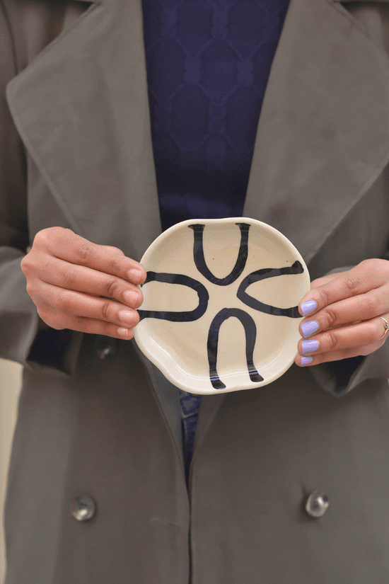 Abstract -  Handmade Dessert Plate