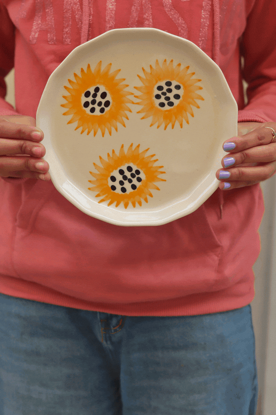 Sunflower Plate