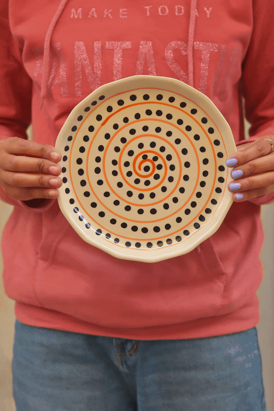 Spirals & Polka Plate