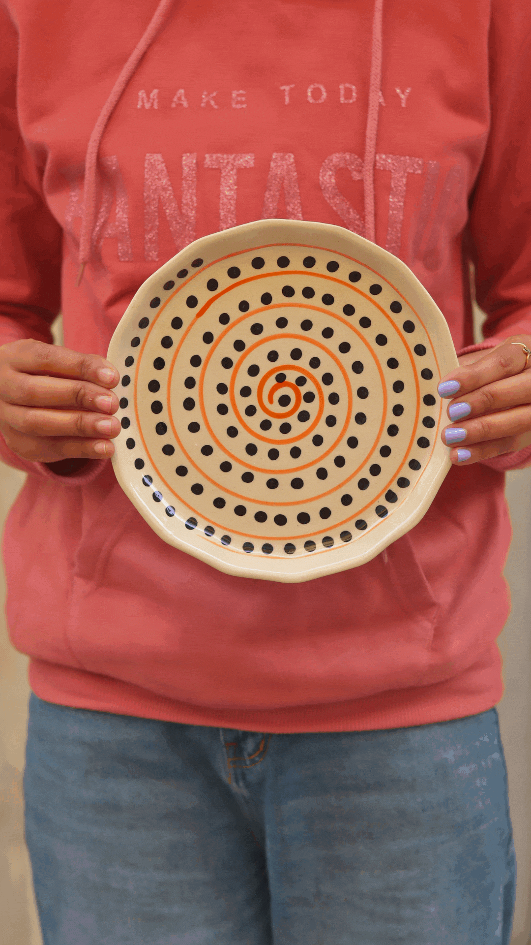 Spirals & Polka Plate