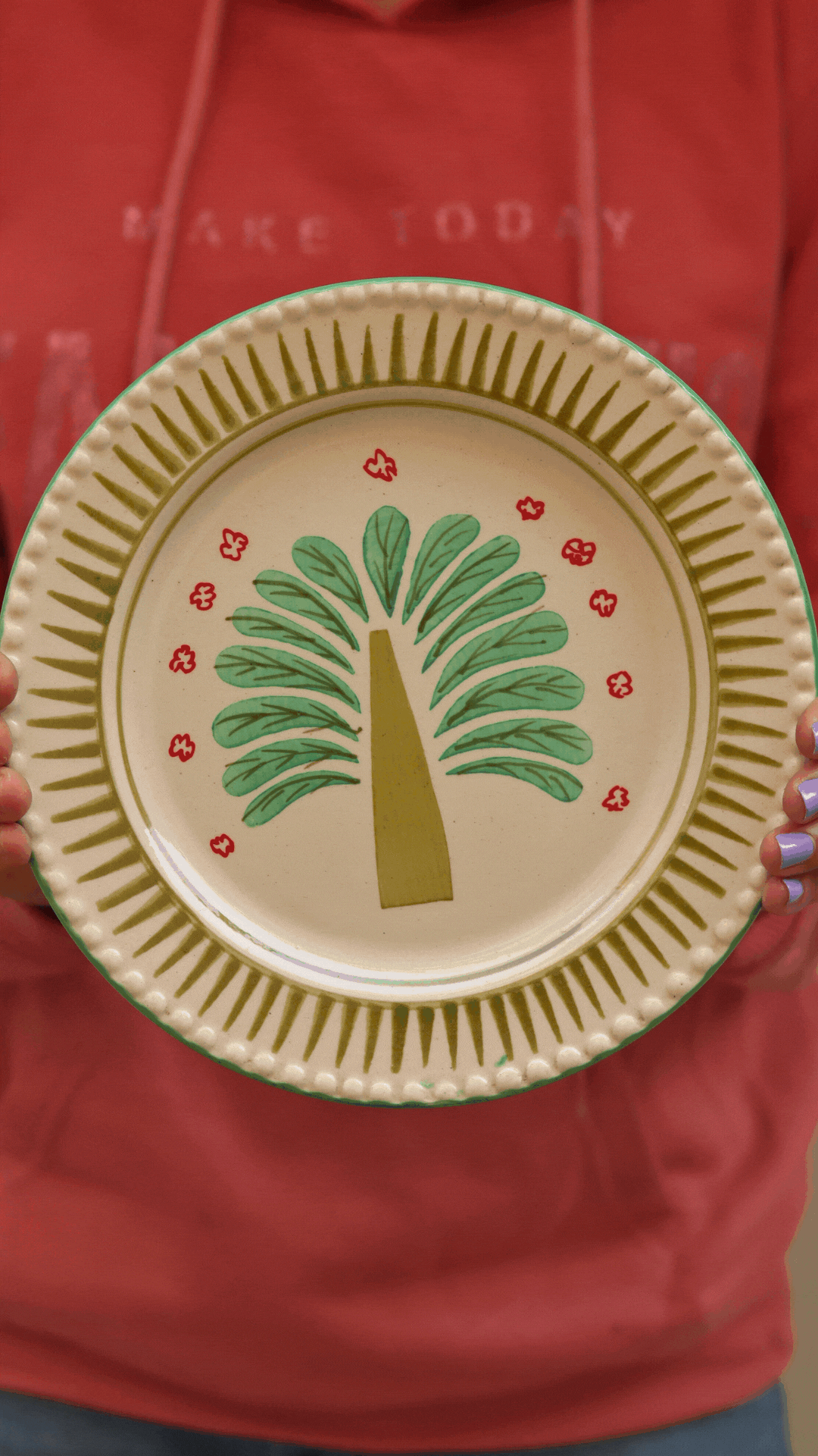 Christmasy Plate