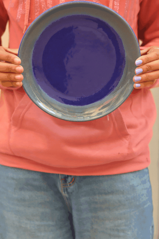 Royal Blue Quarter Plate
