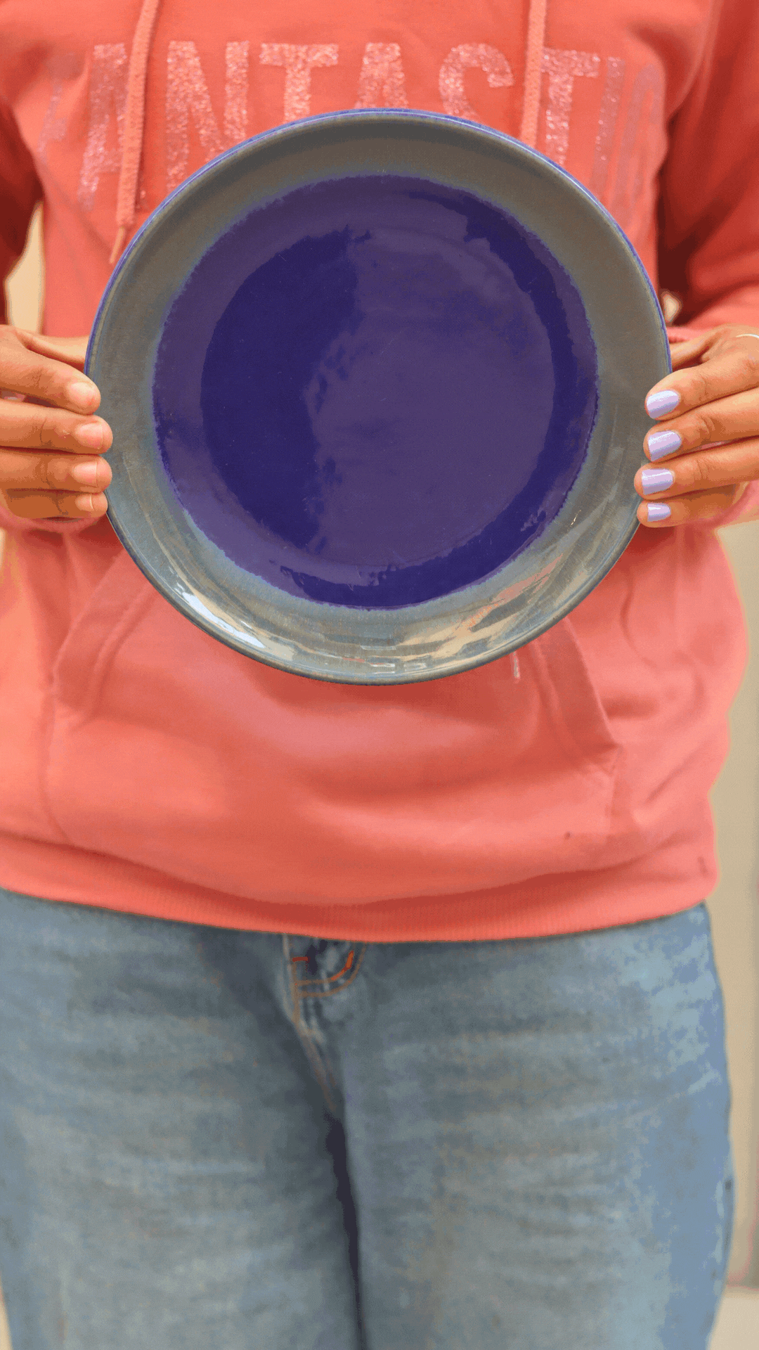 Royal Blue Quarter Plate