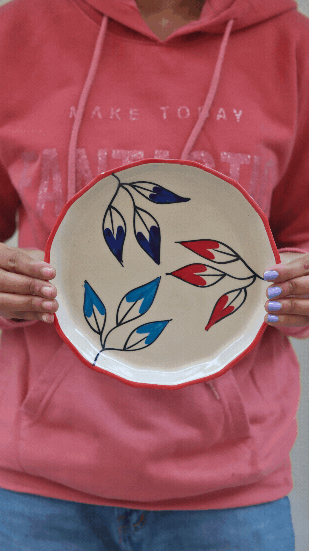 Christmas Fern Plate