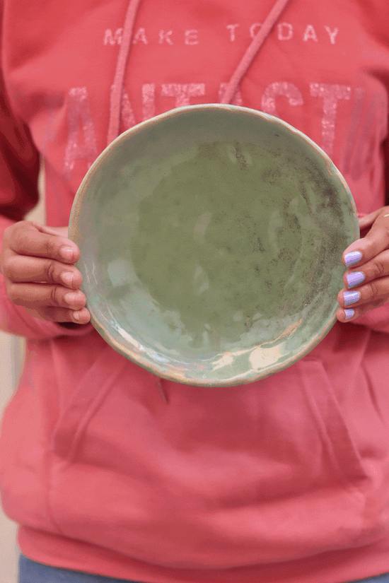Pistachio Stoneware Quarter Plate