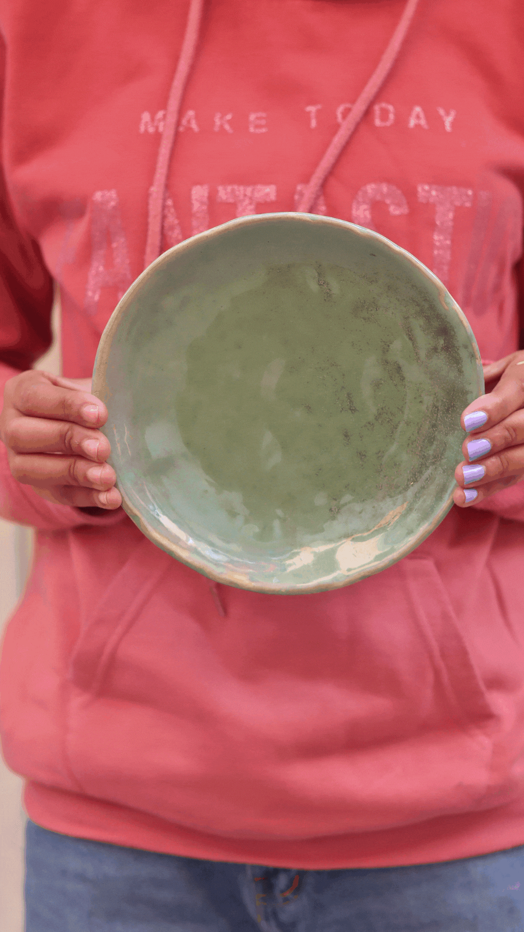 Pistachio Stoneware Quarter Plate