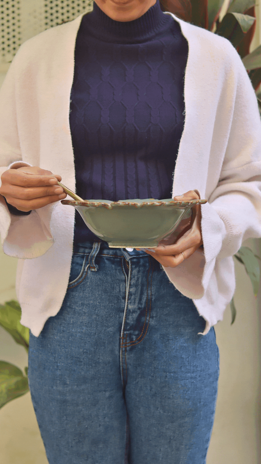 Slate Grey Handmade Bowl