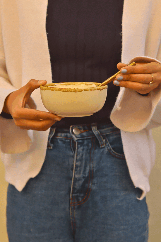 Ivory Stoneware Bowl