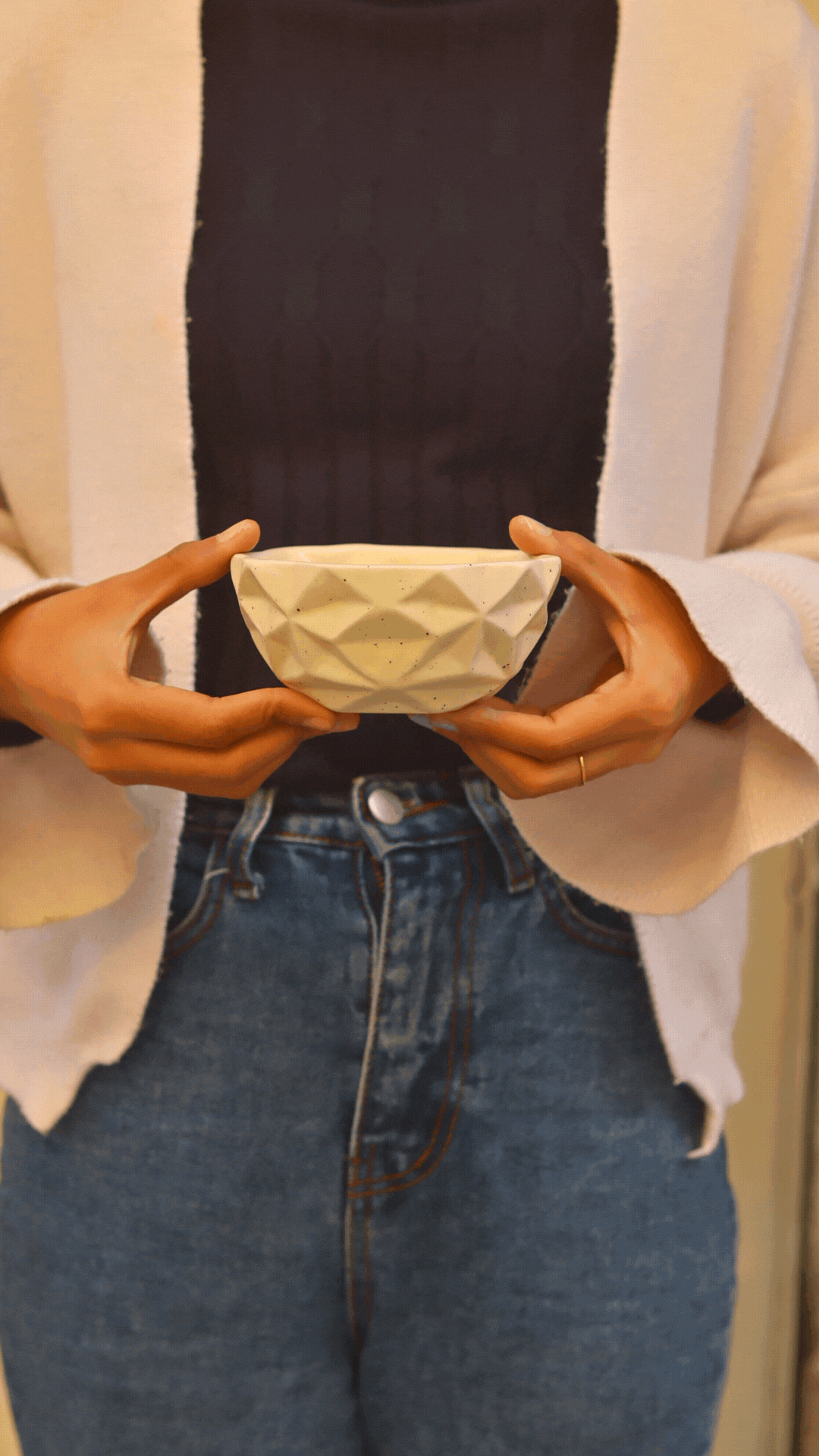 White Diamond Bowl - Small