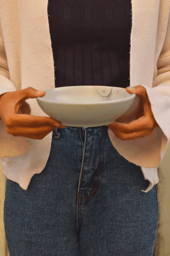 Grey & Blue Ombre Bowl