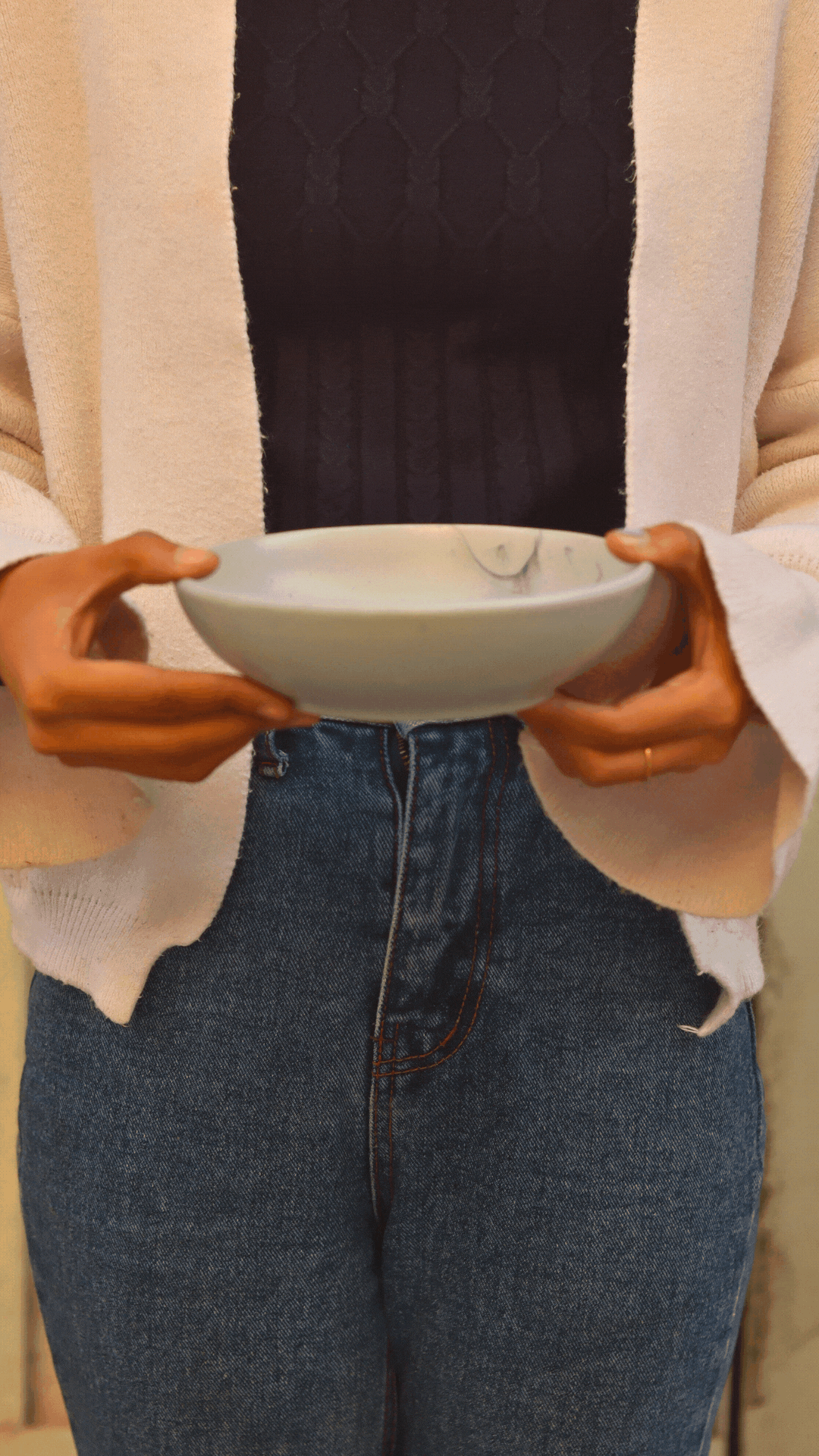 Grey & Blue Ombre Bowl